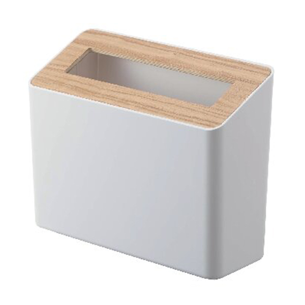 蓋付き卓上ゴミ箱(ナチュラル)