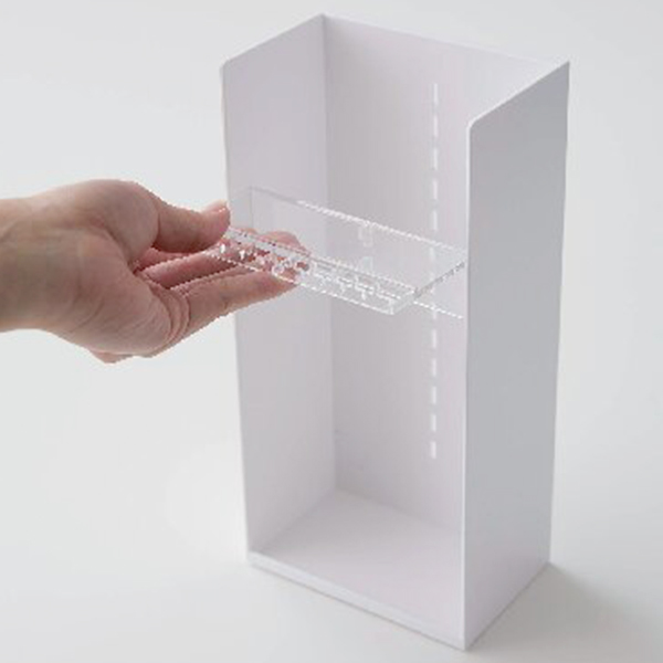 アクセサリー収納ケース4段(ホワイト)