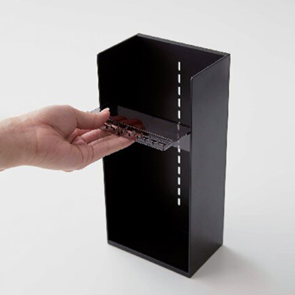 アクセサリー収納ケース4段(ブラック)