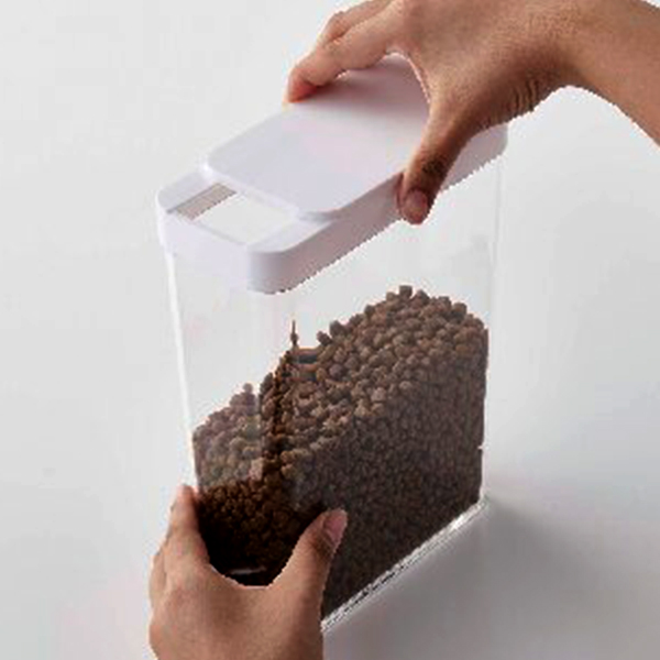 ペットフードストッカー(ホワイト)