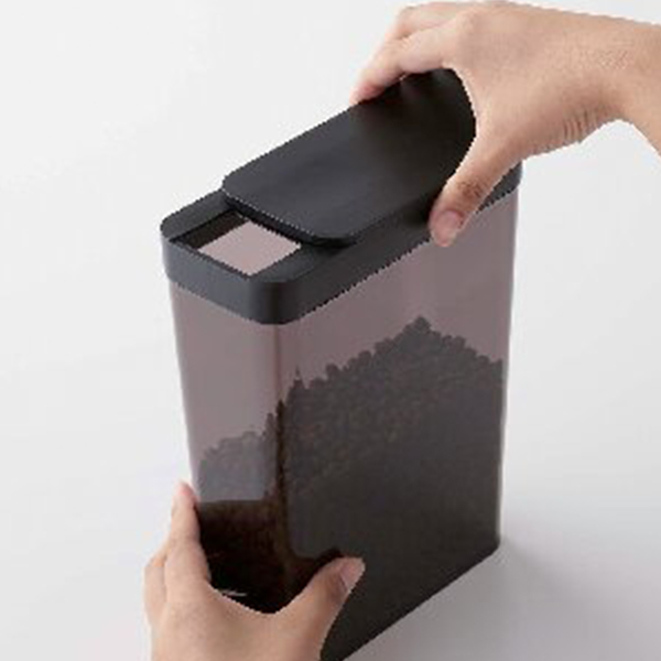 ペットフードストッカー(ブラック)