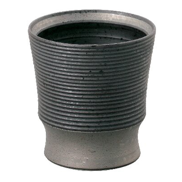 波佐見焼 銀彩カップ(ボーダー)