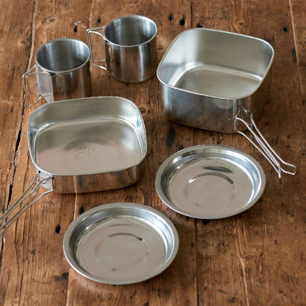 角型キャンピング鍋 6点セット