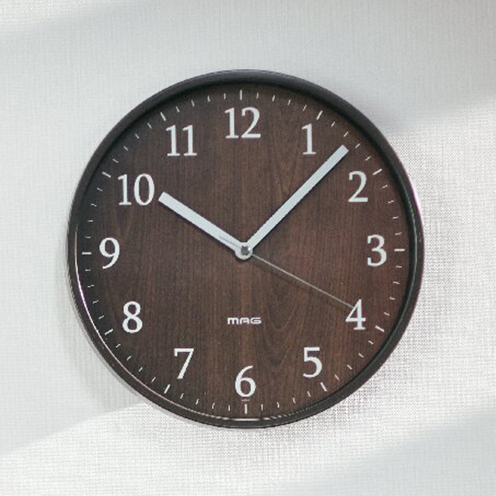 掛時計(ブラウン)