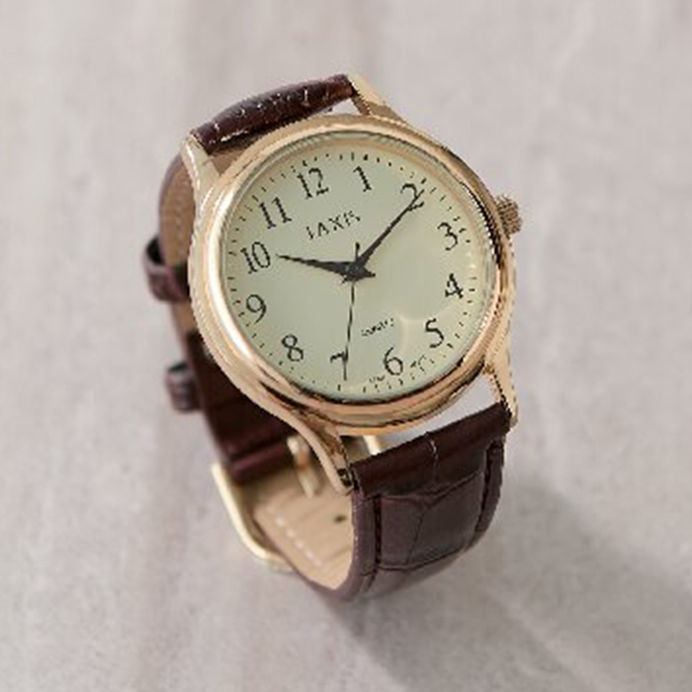 紳士リストウオッチ(ブラウン)