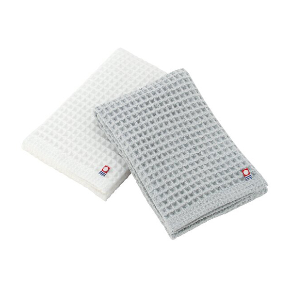 今治 ワッフルソフト フェイスタオル2枚セット