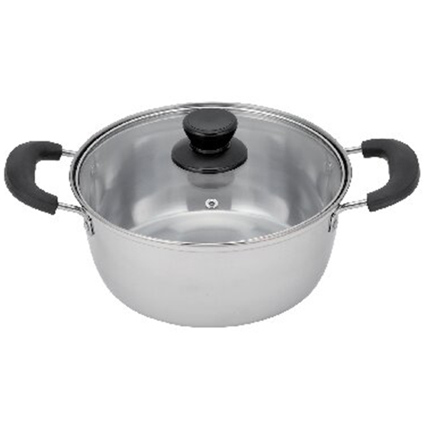 ニルワーカ IH対応ステンレス製両手鍋20cm