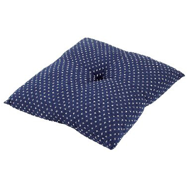 刺し子座布団(ネイビー)