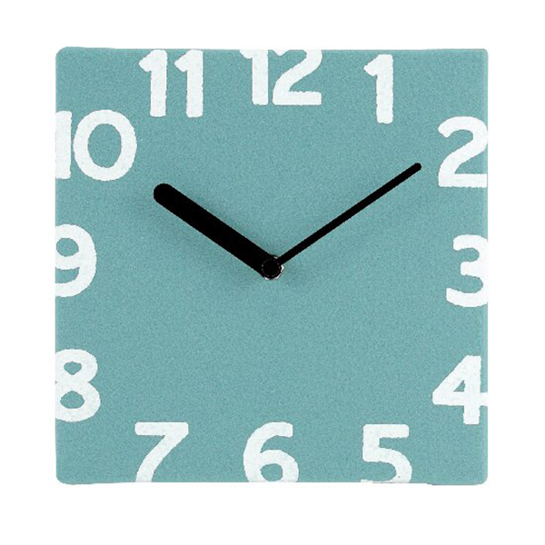 フェルトクロック(ブルー)