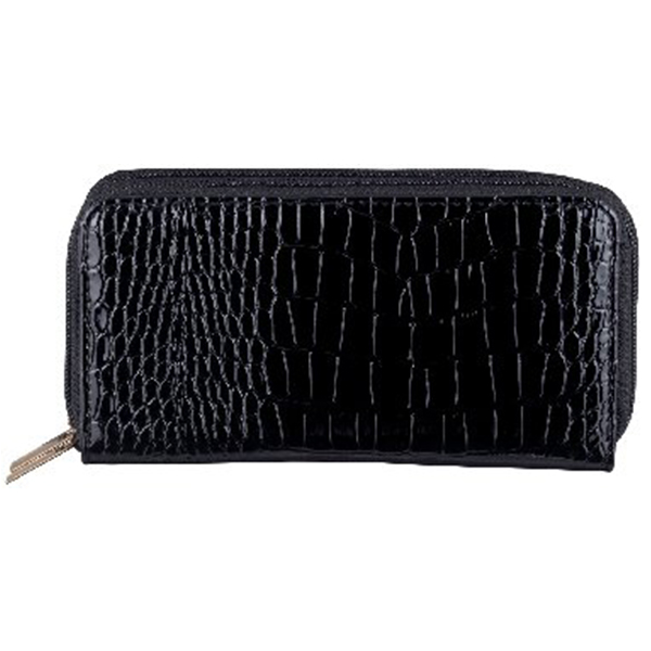 ラウンドファスナー財布(ブラック)