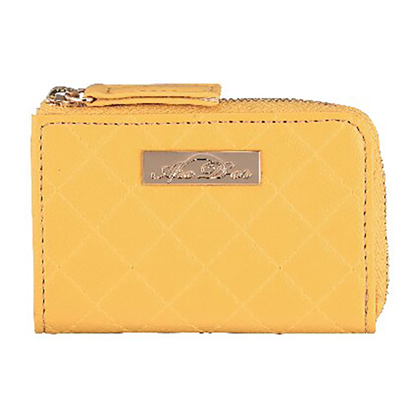 アークドール キルティングL字ファスナー小銭入れ(イエロー)