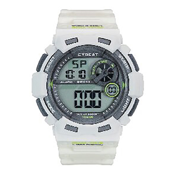 10気圧防水デジタルウオッチ(ホワイト)