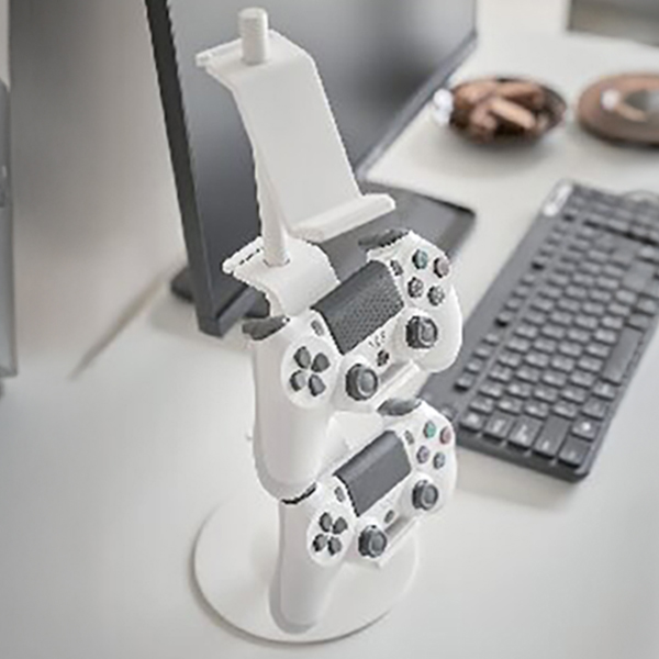 ゲームコントローラー収納ラック (ホワイト)