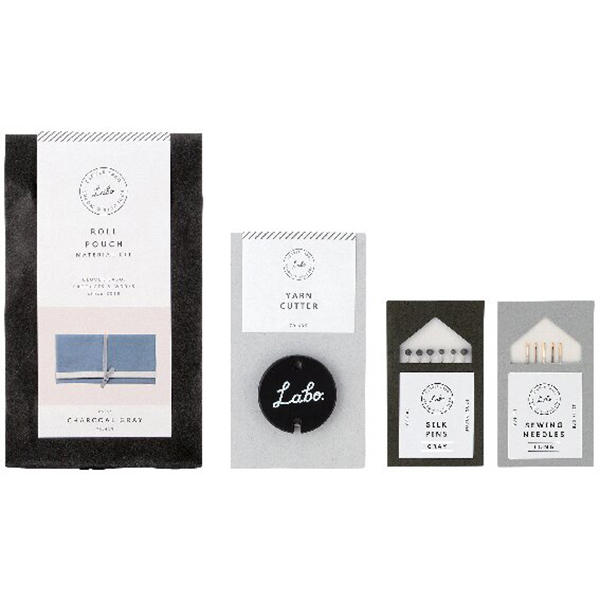 クロバーラボ ロールポーチキットセット(チャコールグレー)