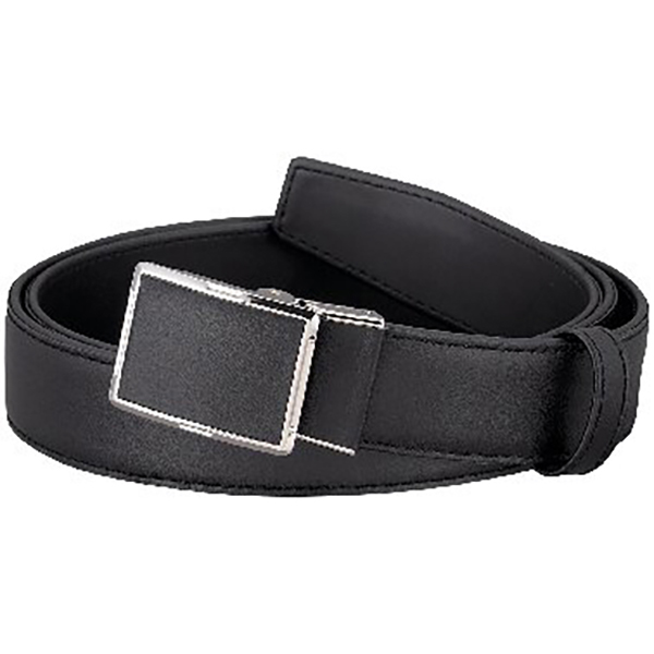 飯田工房 無段階調整フィットバックルベルト(ブラック)