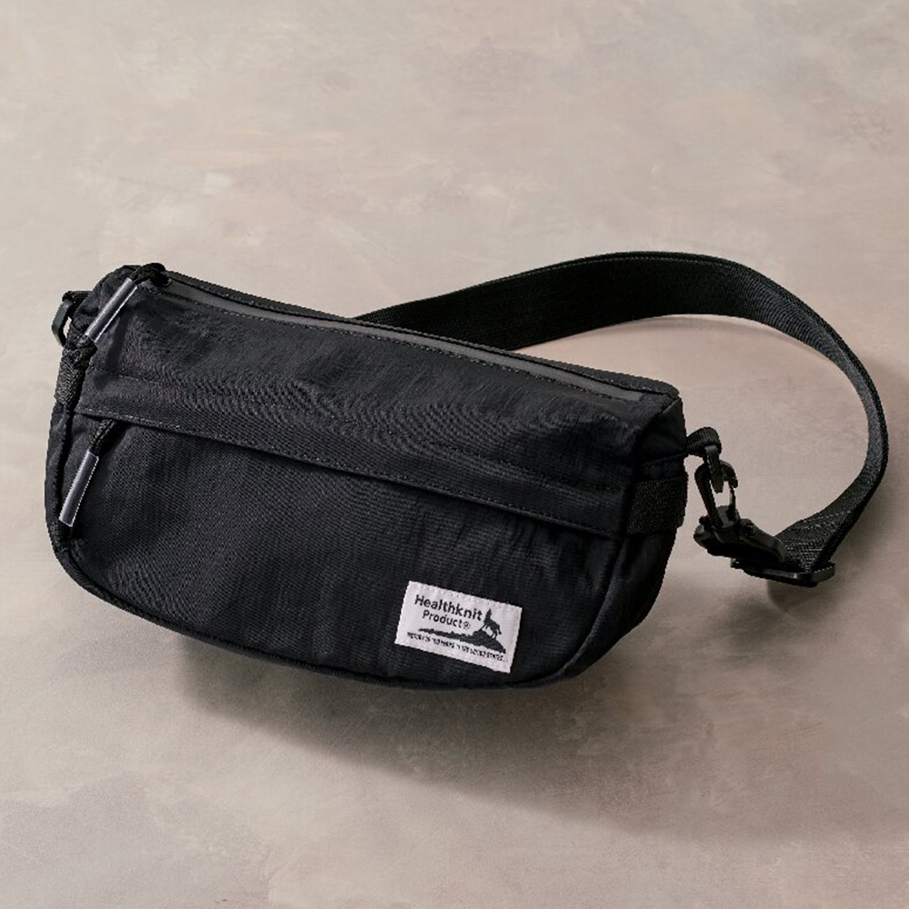 ヘルスニットプロダクト シワナイロンショルダー(ブラック)