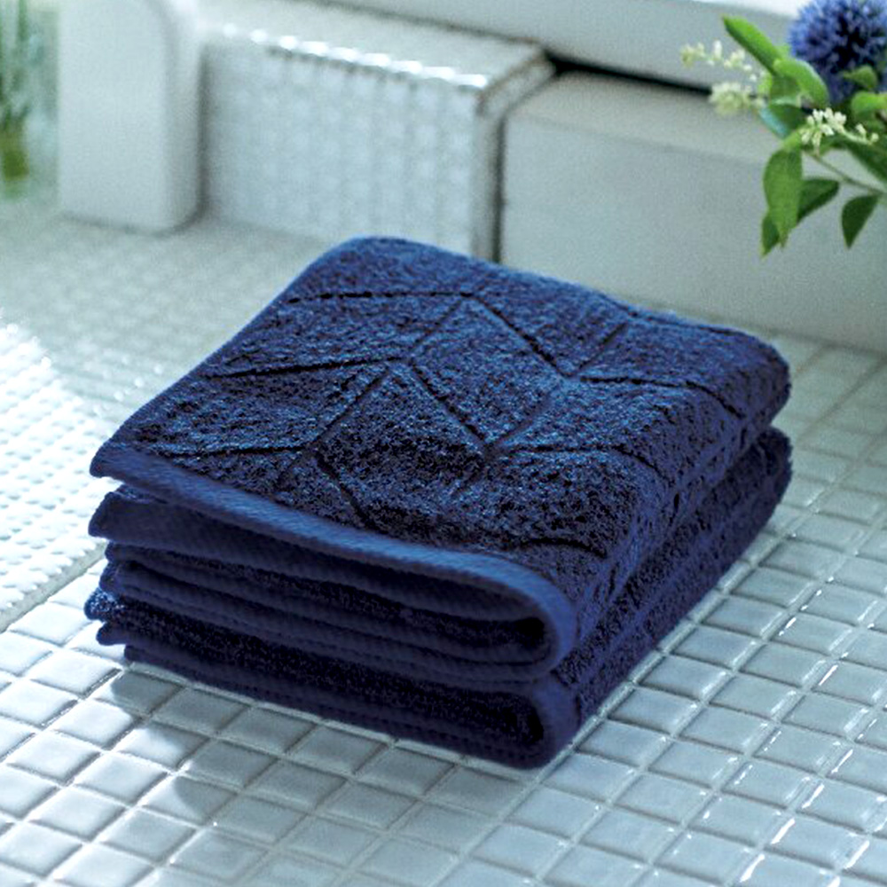 フェルガナコットン今治タオルセット(ネイビー)