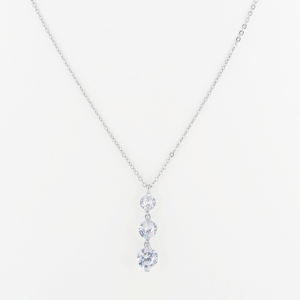 ミチコ ロンドン コシノ スリーストーンペンダント