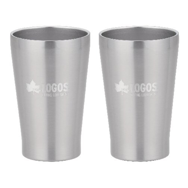 ロゴス ペア真空二重構造タンブラー