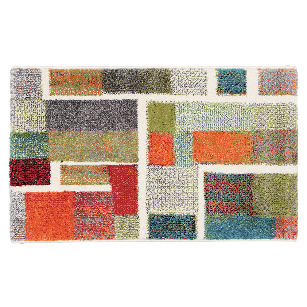 ウィルトン織マット幾何柄