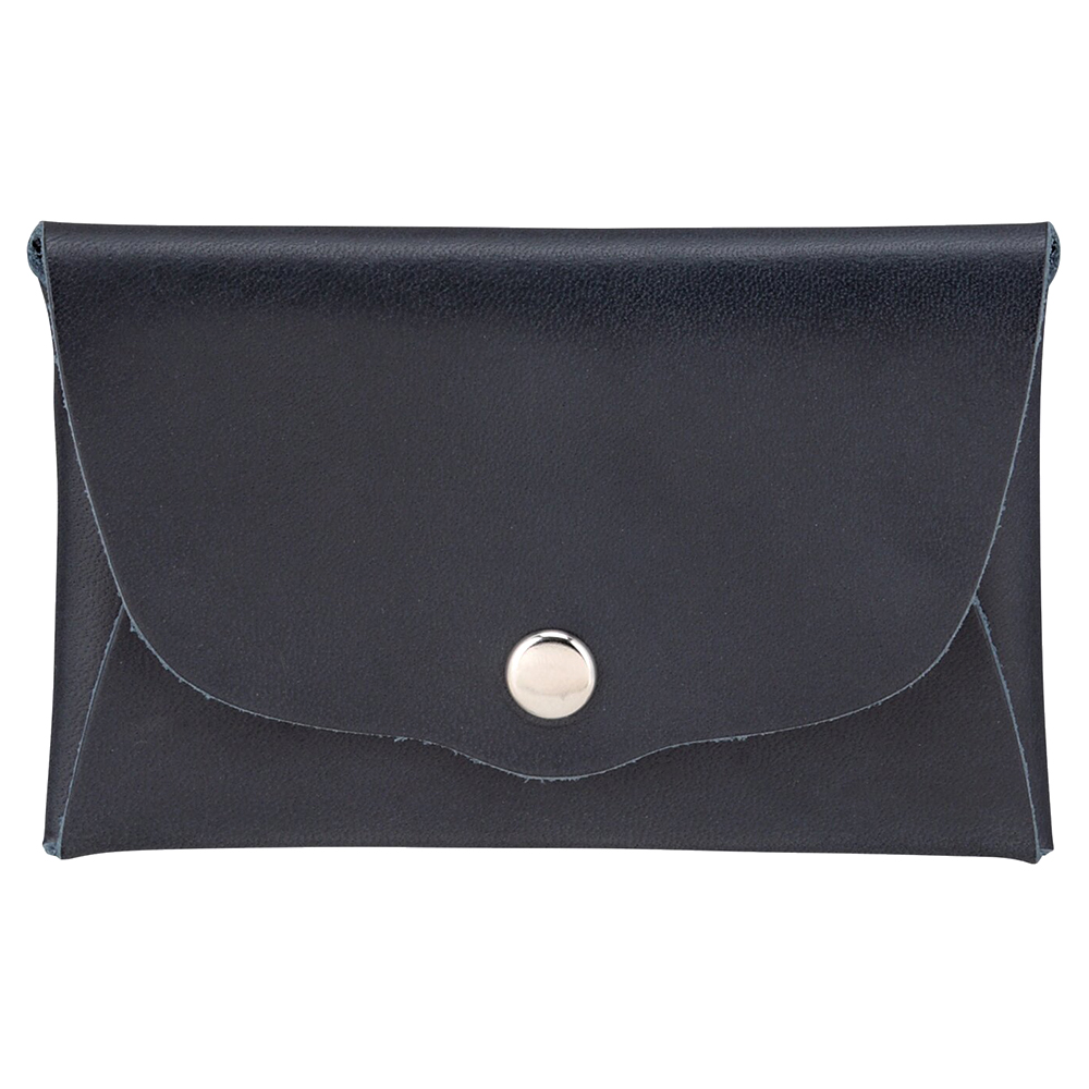 カルクル 姫路レザー名刺入れ(ネイビー)