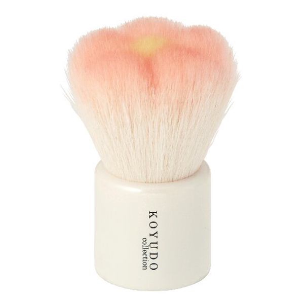 コウユウドウ コレクション 熊野筆 フラワー洗顔ブラシ(白)