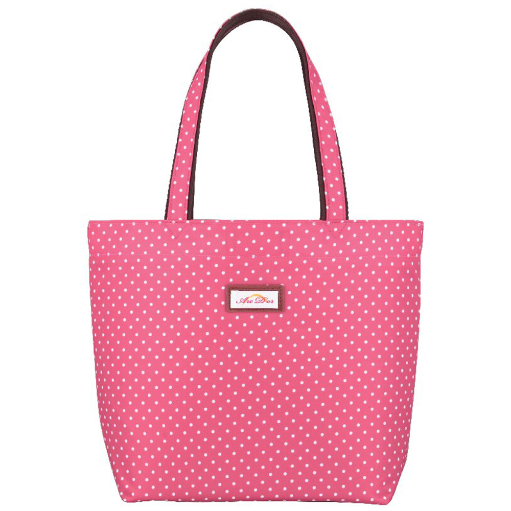アークドール 水玉トートバッグ(ピンク)