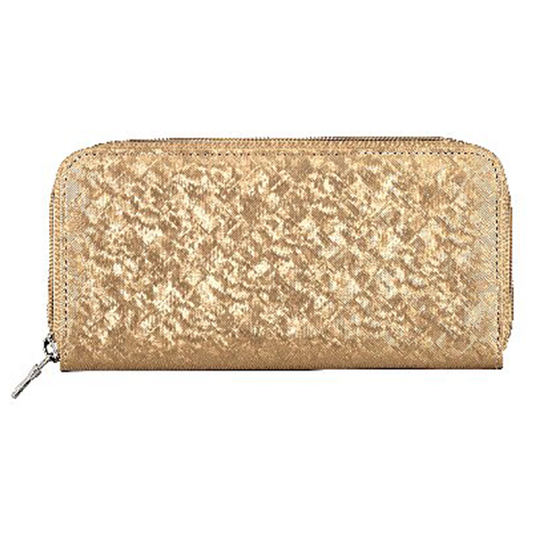 ファイブナイン ラウンド型財布(ゴールド色)