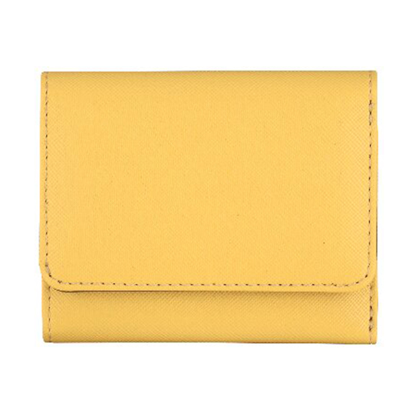 ジュンココシノイコール 三つ折り財布(イエロー)