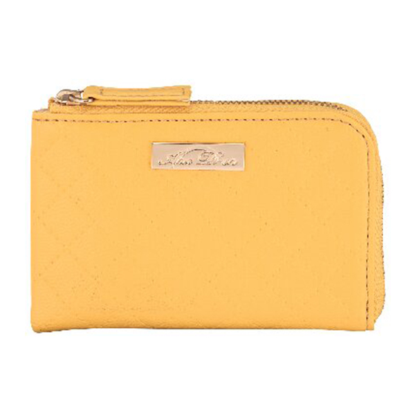 アークドール キルティングL字ファスナー財布(イエロー)
