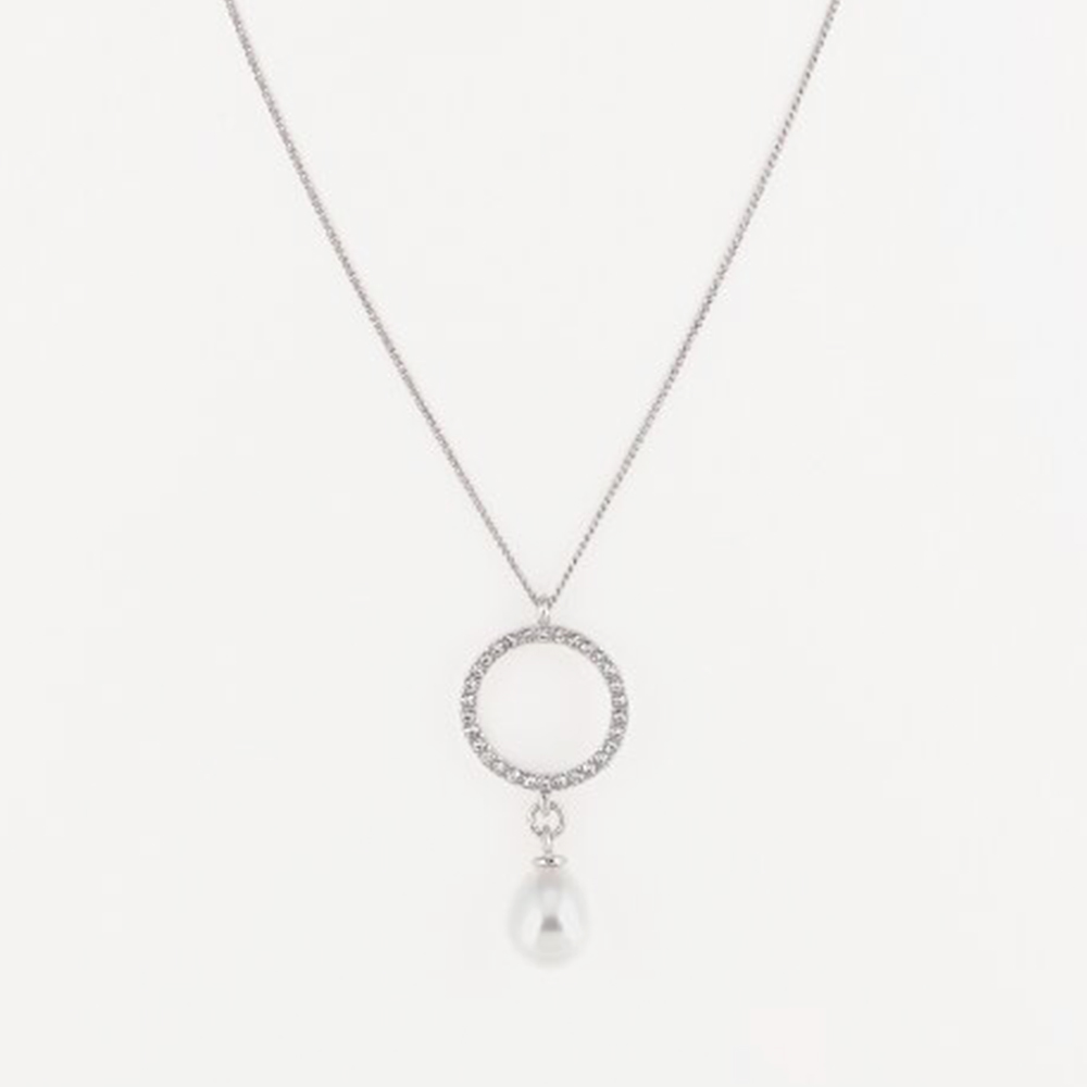 ガラスパールサークルペンダント