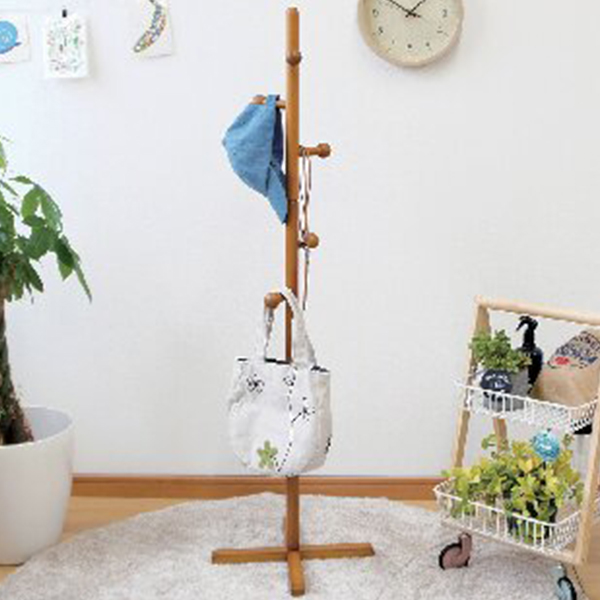 ポールハンガー(ブラウン)