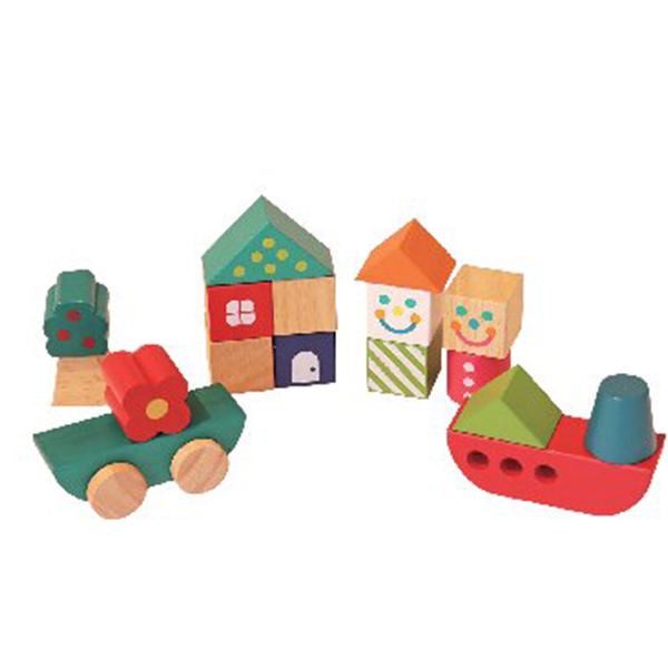 ジェニ カラーつみき17ピース