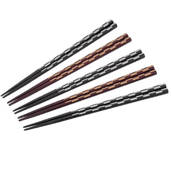 銀色・金色屏風モダン箸5膳