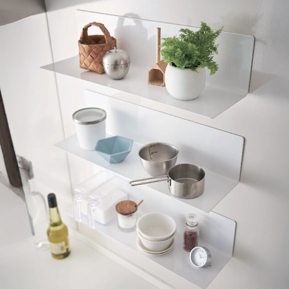 マグネットキッチン棚 ワイド(ホワイト)