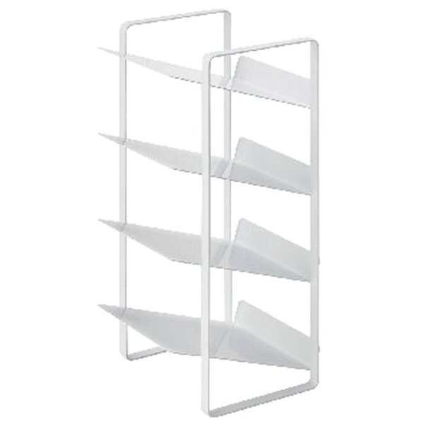 シンク下ボトルストッカー4段 (ホワイト)