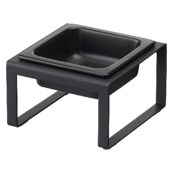 ペットフードボウルスタンド トｰル(ブラック)