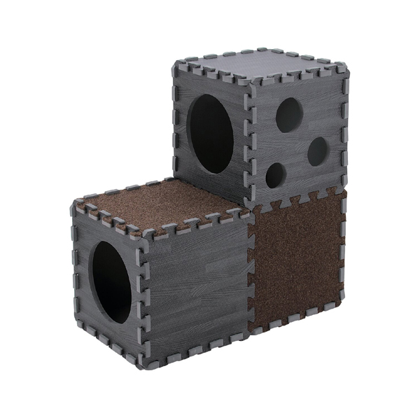 爪研ぎもできるジョイントマット14枚組