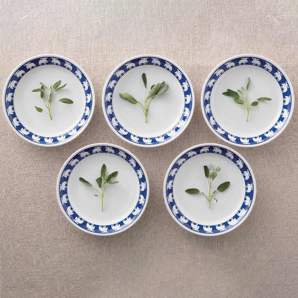 モズ カレー皿5Pセット