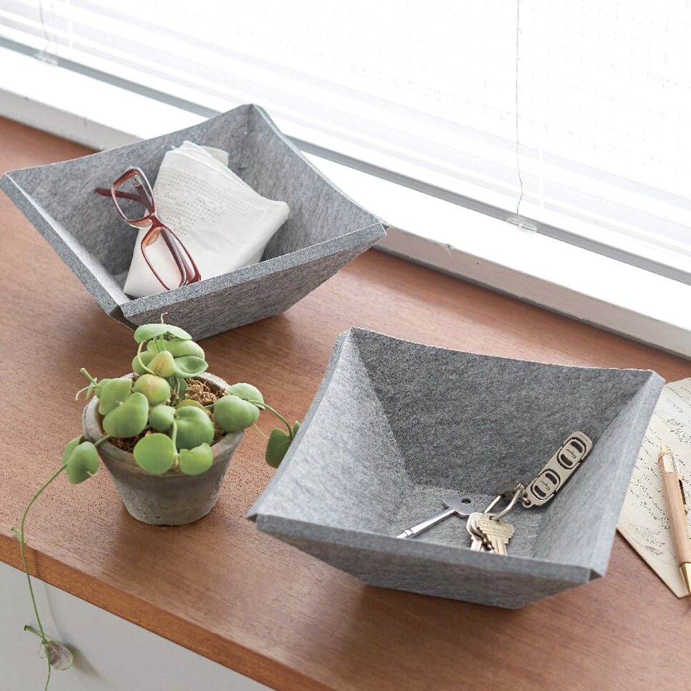 フィールト インテリアボウル 2個セット(グレー)