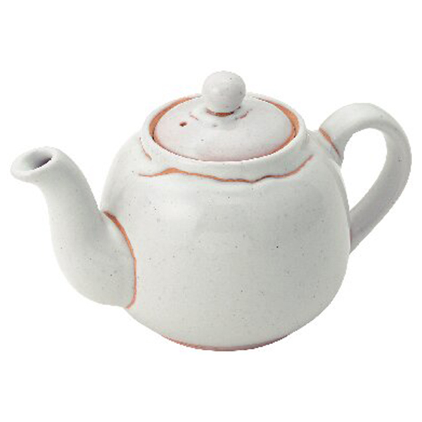 萩焼 白萩ポット急須