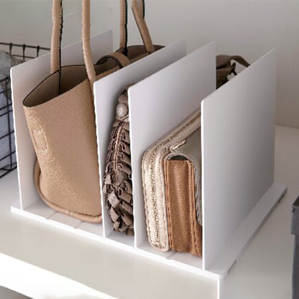 バッグ収納スタンド 2個組(ホワイト)
