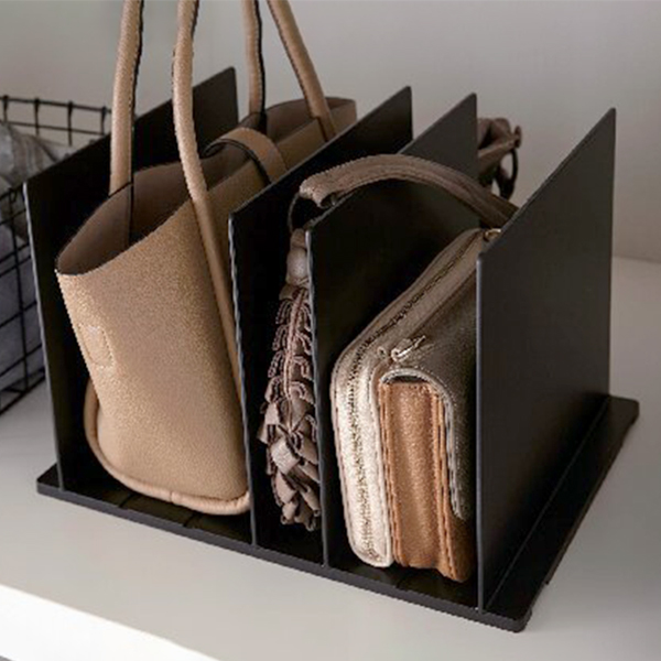 バッグ収納スタンド 2個組(ブラック)