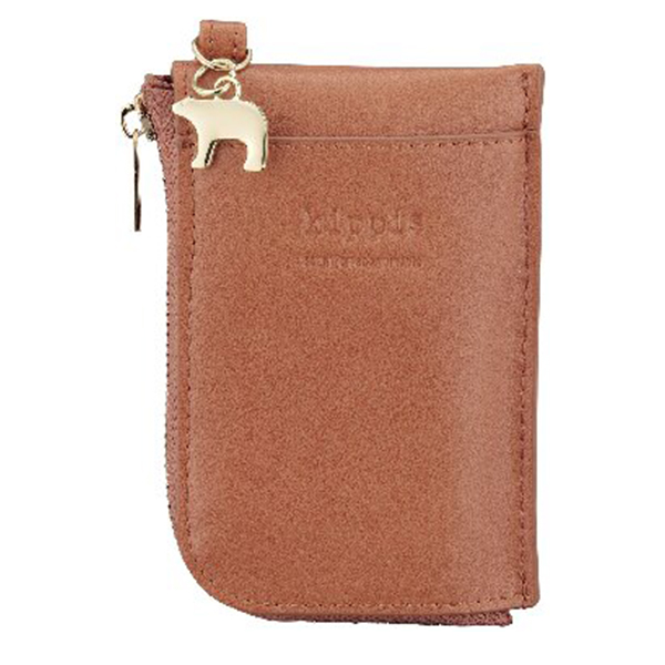 キッピス パスケース(キャメル)