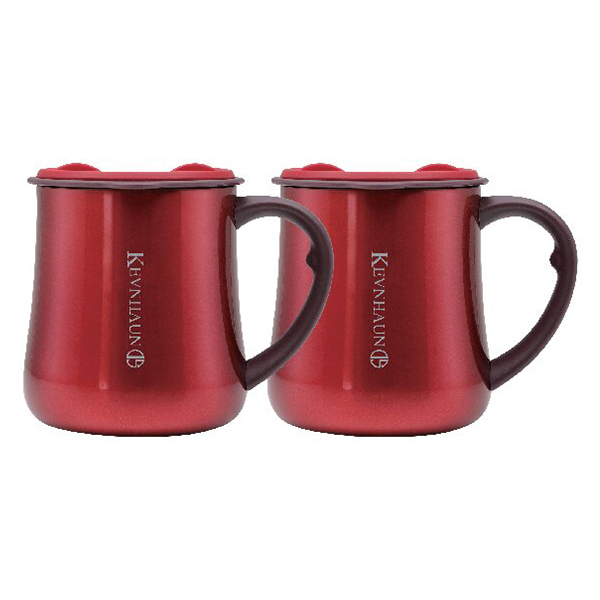 ケヴンハウンディースタイル ステンレスマグペア330ml(レッド)