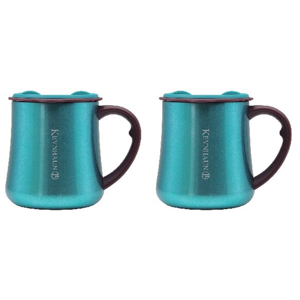 ケヴンハウンディースタイル ステンレスマグペア330ml(ティール)