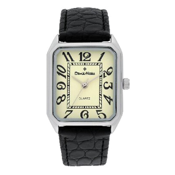 デービッド・ヒックス メンズウオッチ(ブラック)