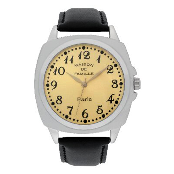 メゾン・ドゥ・ファミーユ メンズウオッチ(ブラック)