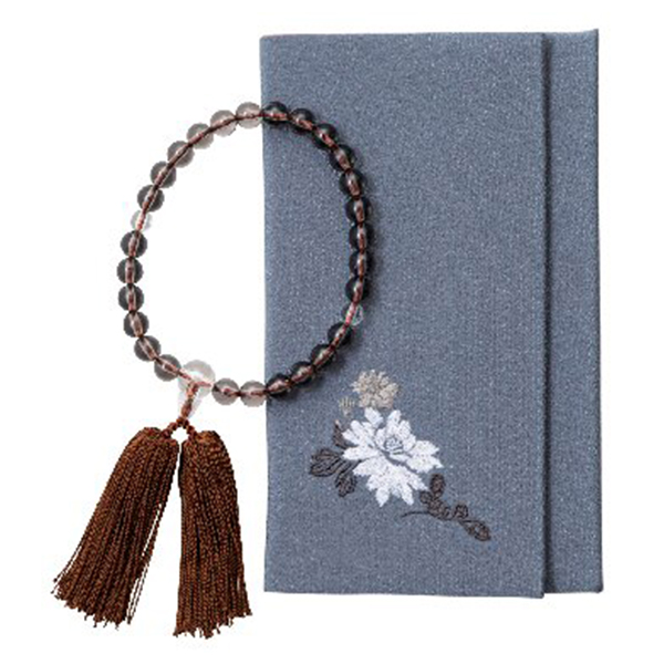 京念珠・慶弔ふくさセット(男性用)