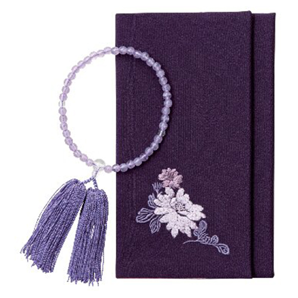 京念珠・慶弔ふくさセット(女性用)